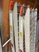 Folding aluminum ramps