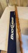 Walking stick, bud light bar mat