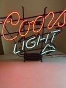 Coors light neon sign 27”x22”
