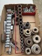 1/2 & 3/4 sockets, ratchets etc