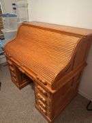 S Roll top desk 54”x33”x50”