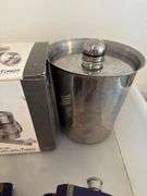 Crown Royal flasks, ice buckets