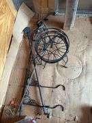 Gardening mat, metal pot holders