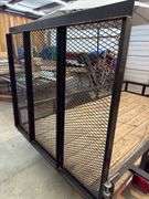 5x10 bumper trailer with gate