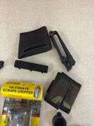 Laser, scope protectors, gun parts etc