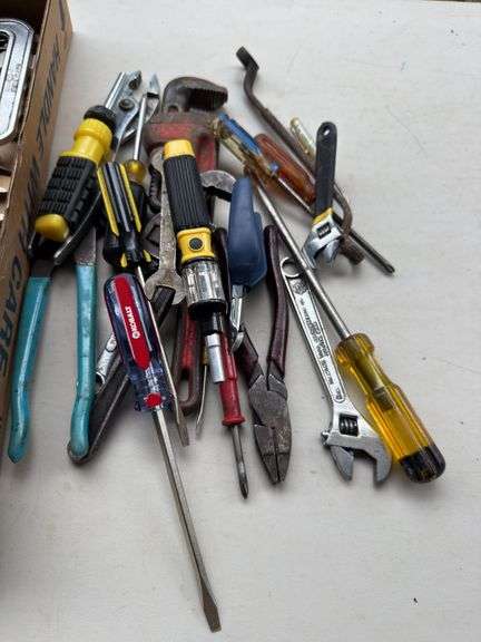 Screwdrivers, wrenches, misc tools