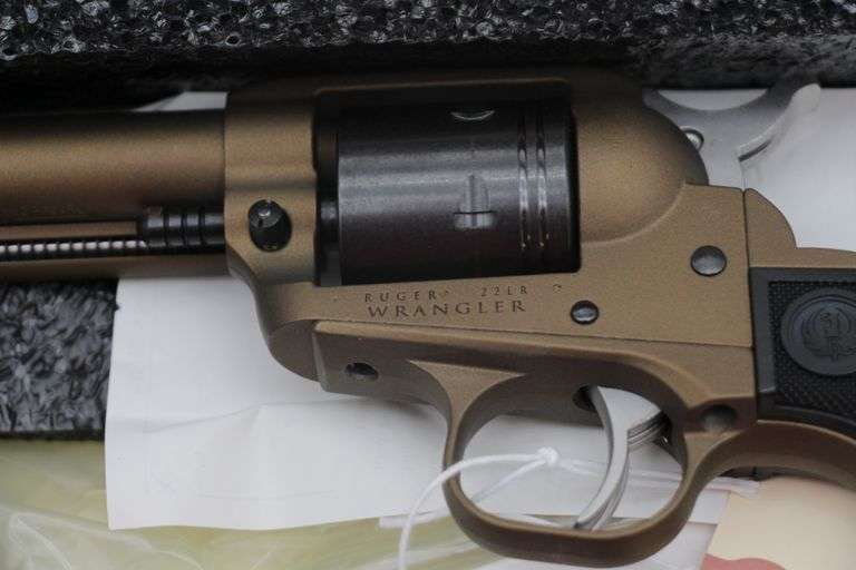 Ruger Wrangler  .22  Burnt Bronze Cerakote box