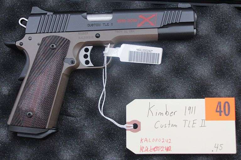 Kimber 1911 Custom TLE II  .45 1st run Troy AL  box  2019