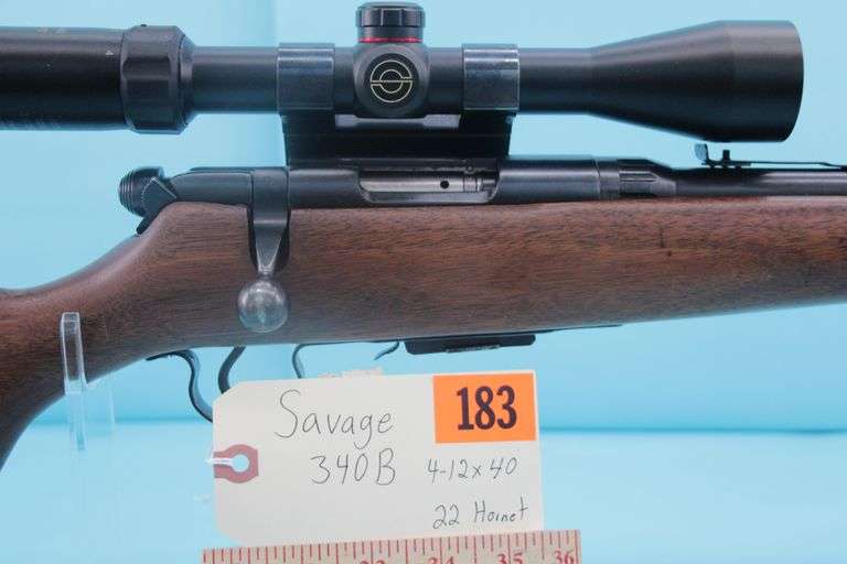 Savage 340B  .22 Hornet  scope