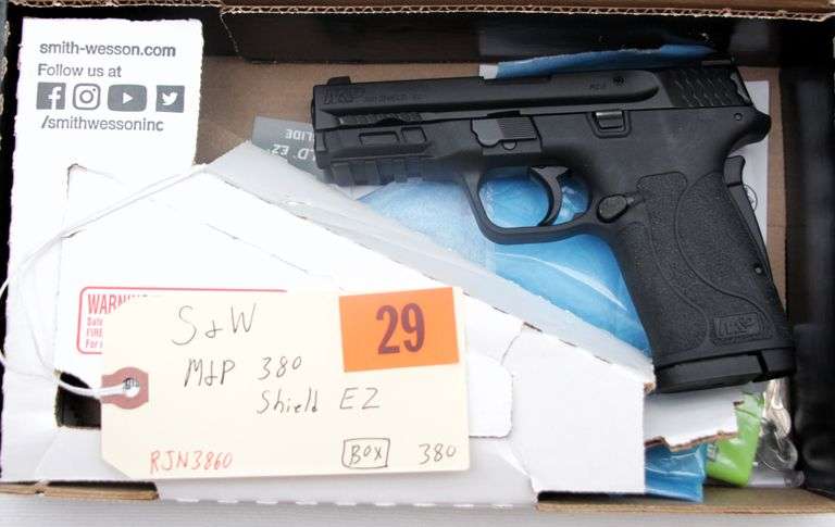 S&W M&P 380 Shield EZ  box