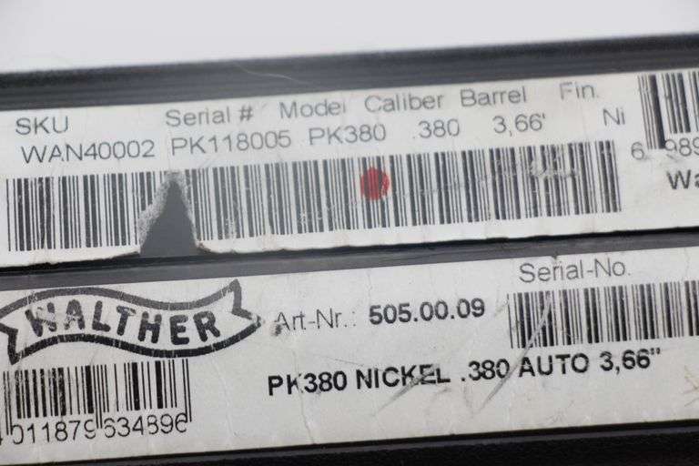 Walther PK380   380