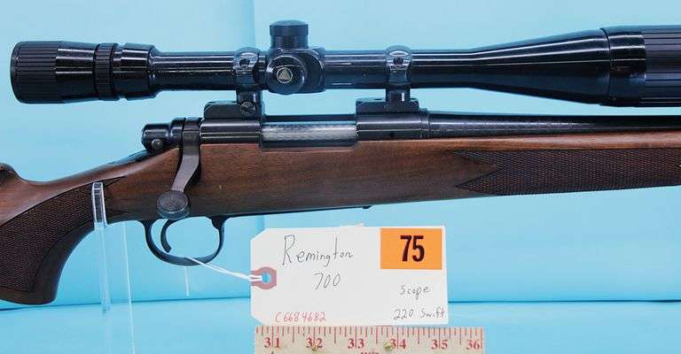 Remington 700 220 Swift with scope