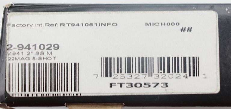 Taurus M941   .22 mag   box