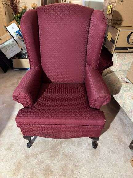 (2) wingback chairs