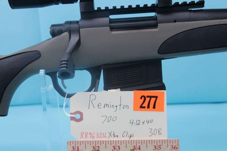 Remington 700 VTR     .308 Bipod & scope  extra mags