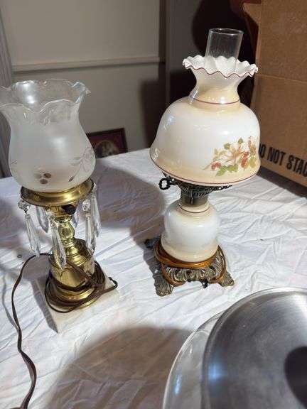 Lamps, candle holders etc