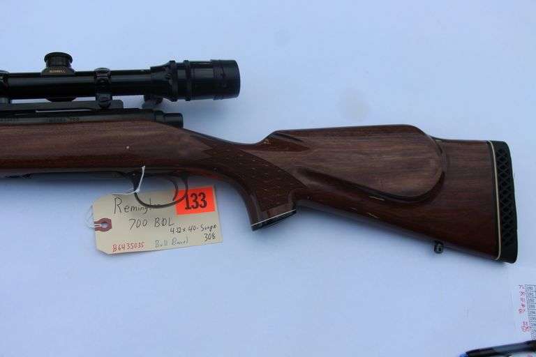 Remington 700 BDL  .308 bull barrel with scope