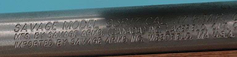 Savage 93R17 17hmr with 3-9x40 scope