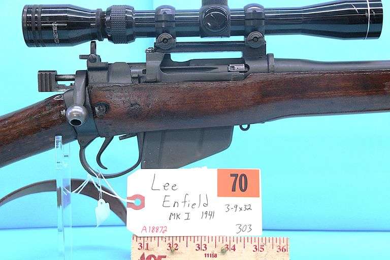 Lee Endfield MkI 1941  .303  with 3-9x32 scope
