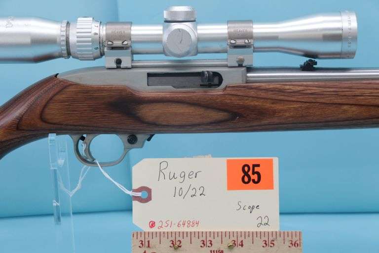 Ruger 10/22 22 with 3-9x32 scope
