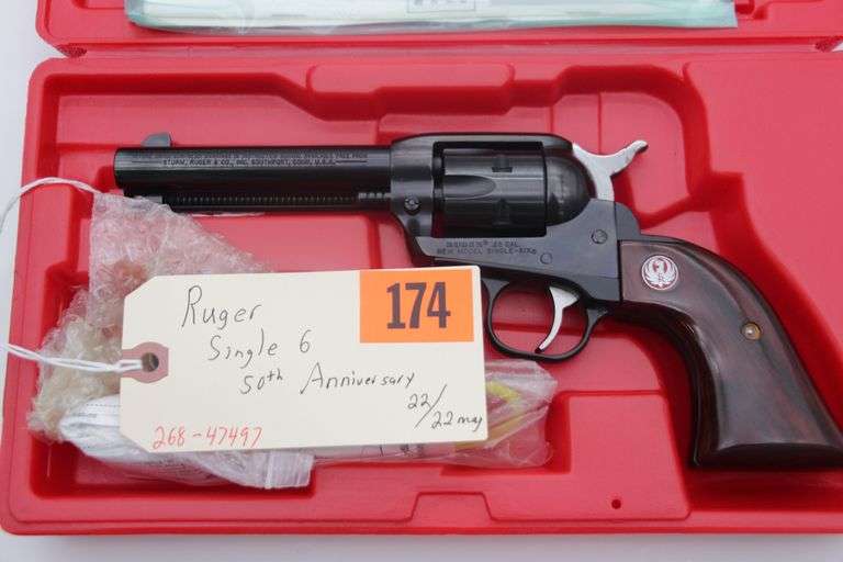 Ruger Single 6 50th Anniversary  22/22 mag  BOX
