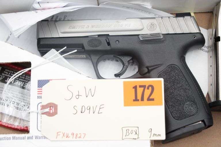 S&W SD9VE   9mm BOX