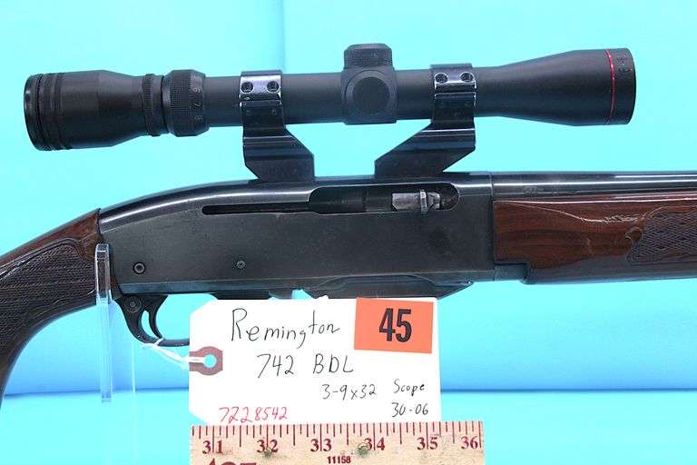 Remington 742 BDL  30.06 with 3-9x32 scope
