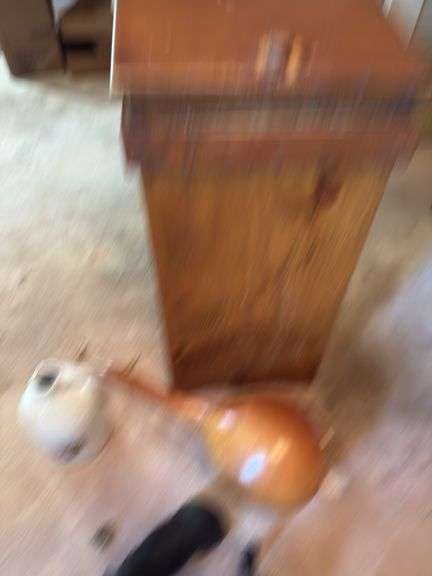 Tater box, iron, jug etc