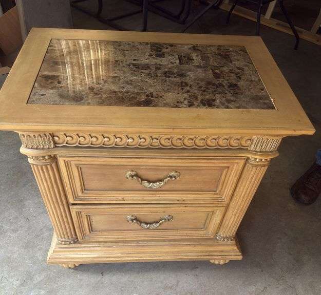 Queen size modern bedroom suit dresser 71x20, night stand 30x20
