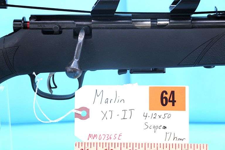 Marlin XT-IT  17 hmr with 4-12x50 scope