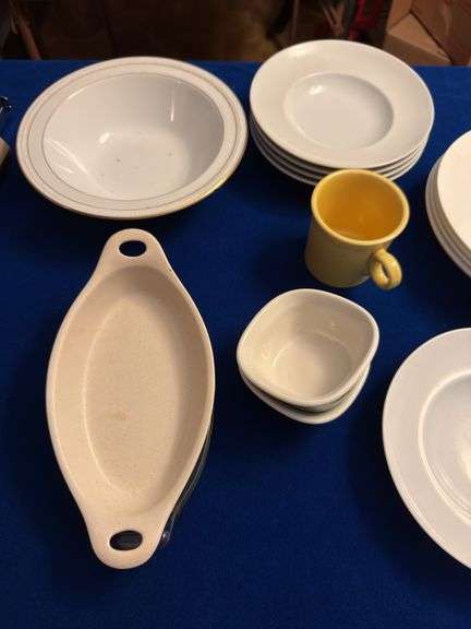 Corelle ware, corning, dishes etc