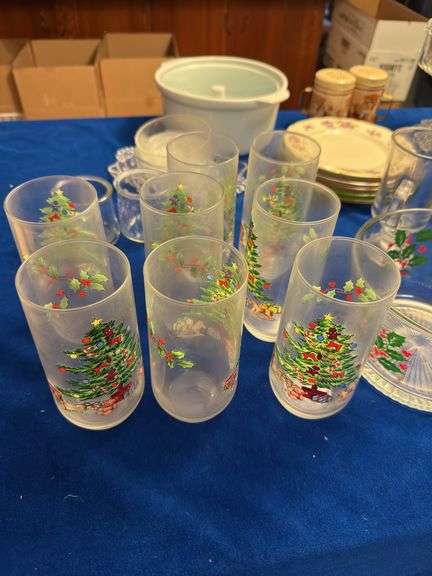 Kitchenware, Christmas glasses etc