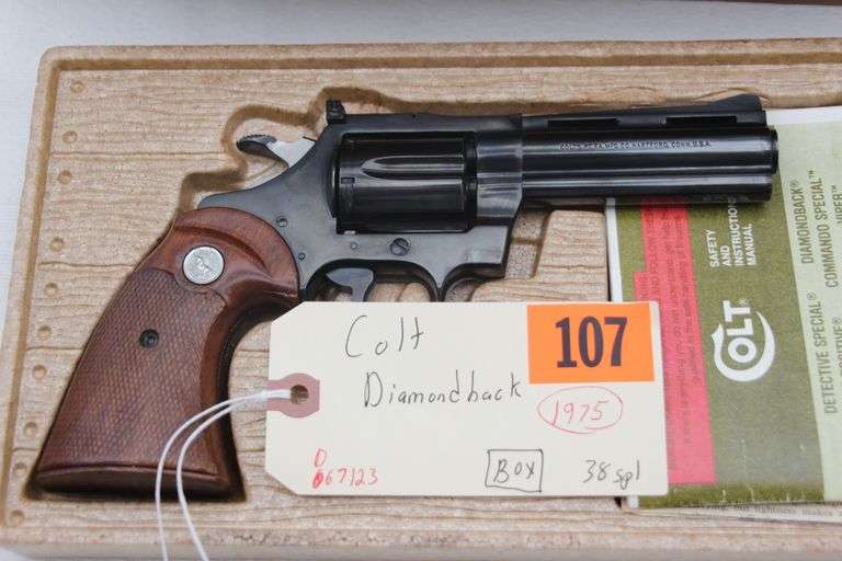 Colt Diamondback .38 spl 1975 Box