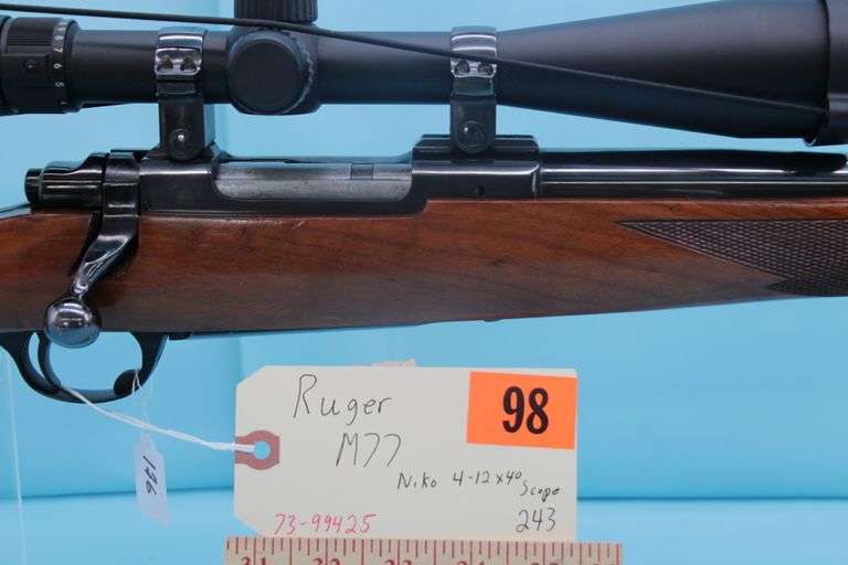 Ruger M77 .243 with Niko 4-12x40 scope