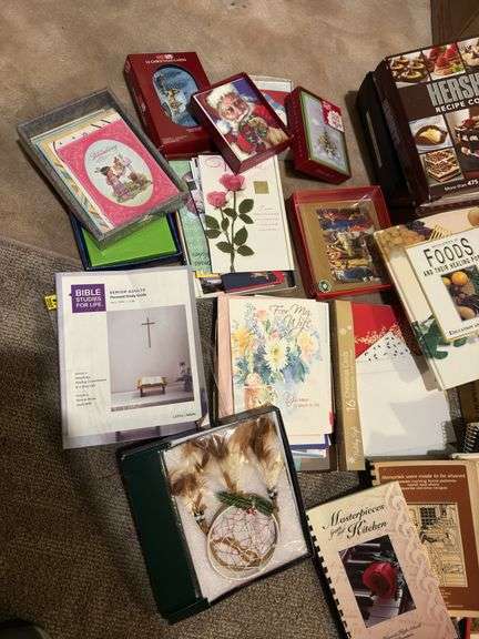 Cookbooks, cards etc