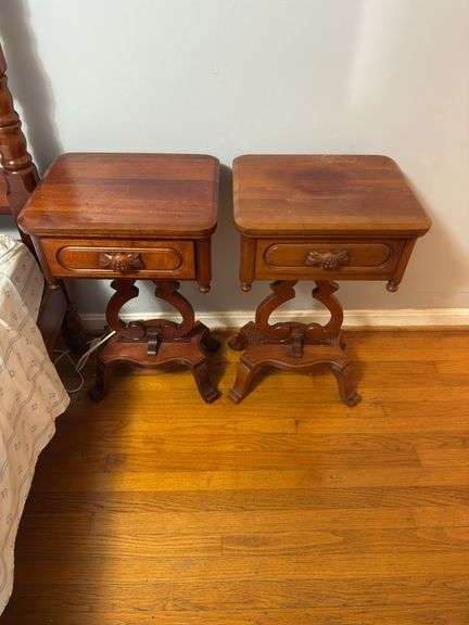 (2) Lillian Russell end tables