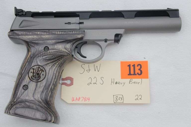 S&W  22S  Bull Barrel   .22 box