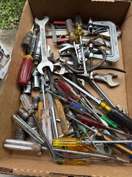 Screwdrivers, wrenches, misc tools