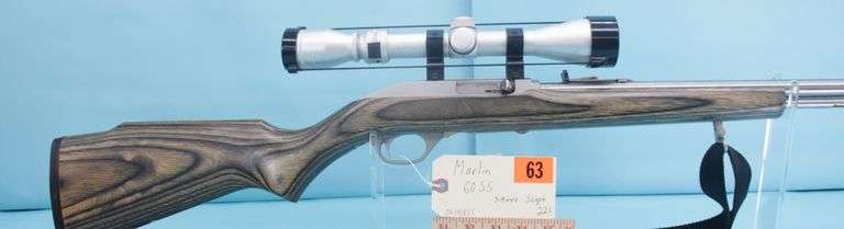 Marlin 60SS  .22 with 3-9x40 scope