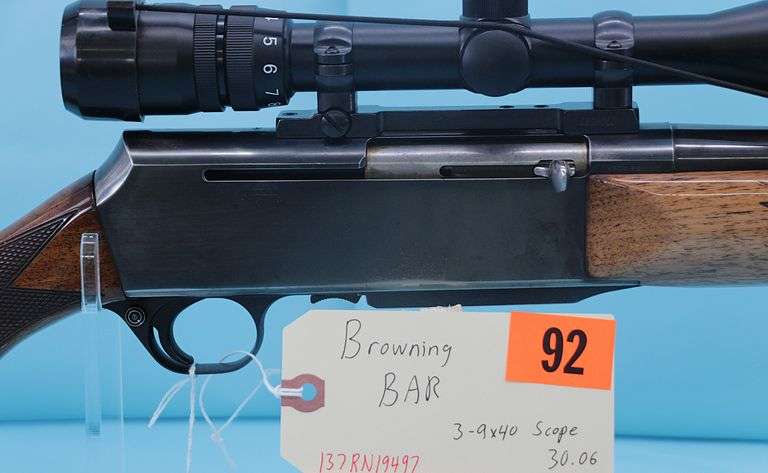 Browning BAR 30.06  with 3-9x40  scope