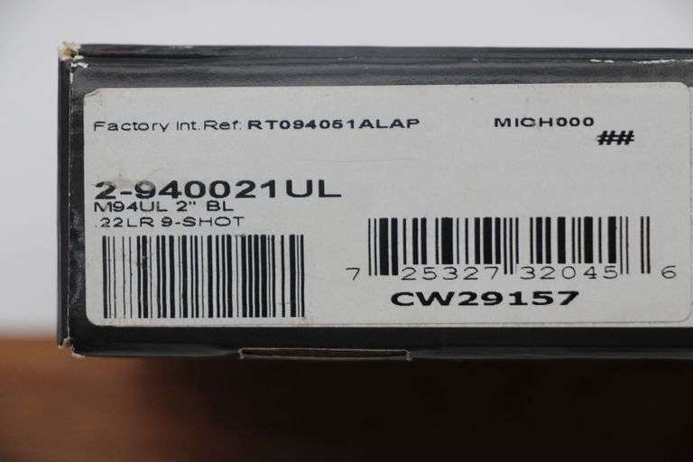 Taurus M94UL "ultra lite 9"   .22  box