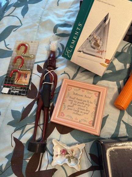 Flashlights, print, tools etc