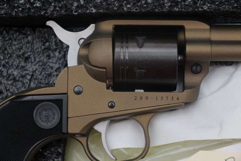 Ruger Wrangler  .22  Burnt Bronze Cerakote box