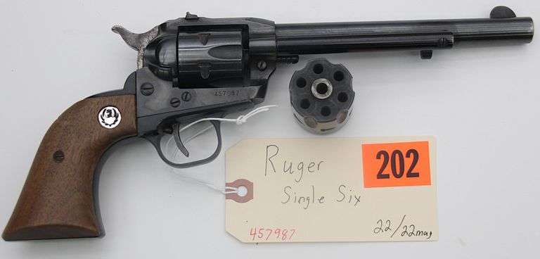 Ruger Single Six 22/22 mag     1965