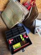 Black and decker, Tacklebox, misc contents of shed