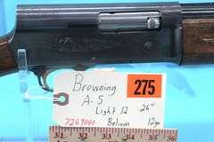 Browning A-5  Light 12  26"    12 ga  Belgium