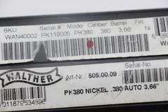 Walther PK380   380