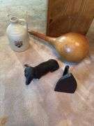 Tater box, iron, jug etc