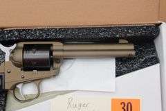 Ruger Wrangler  .22  Burnt Bronze Cerakote box