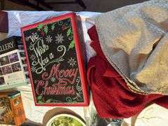 Tablecloths, platters etc